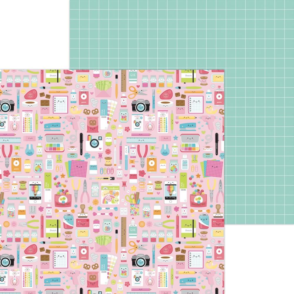 Doodlebug Design 12x12 paper - [Collection] Cute & Crafty - Cute and Crafty