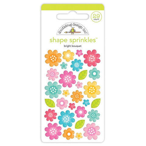 Doodlebug Design Shape Sprinkles - [Collection] - Bright Bouquet