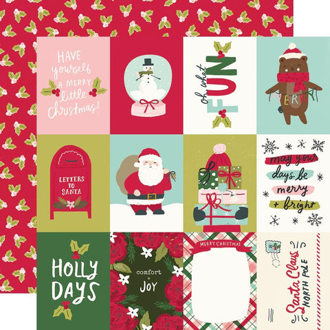 Simple Stories 12x12 [Collection ] - Holly Days - 3x4 Elements