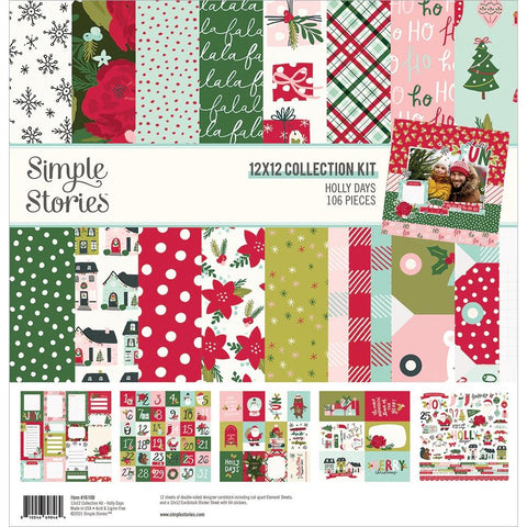 Simple Stories  12x12 Paper [Collection] - Holly Days