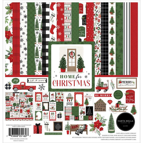 Carta Bella 12x12 Paper [Collection] - Home For Christmas