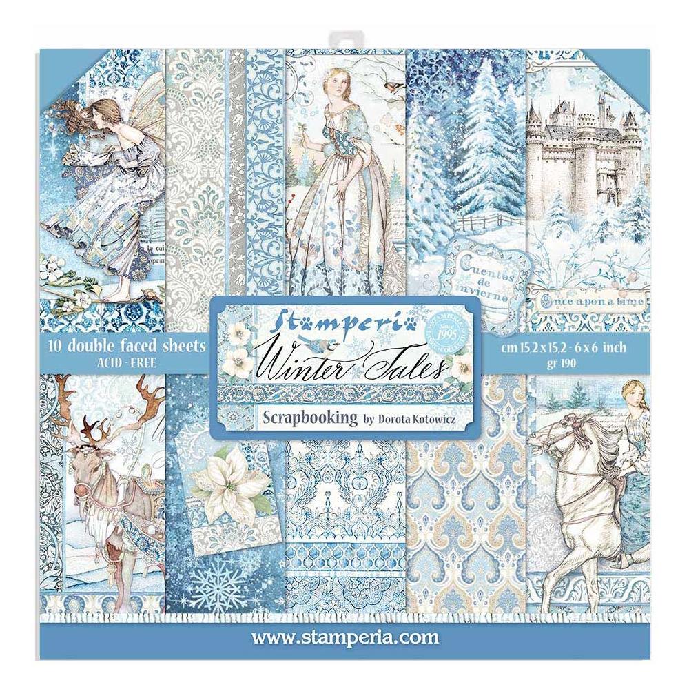 Stamperia 6x6 Paper [Collection] - Winter Tales