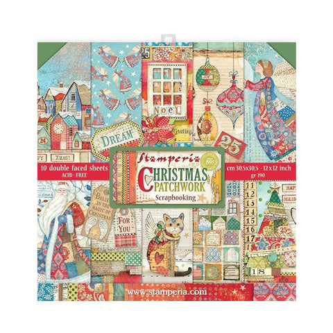 Stamperia 12x12 Paper [Collection] - Christmas Patchwork