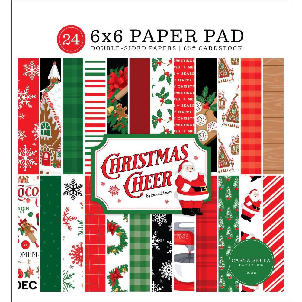 Carta Bella 6x6 Paper Pad  [Collection] - Christmas Cheer
