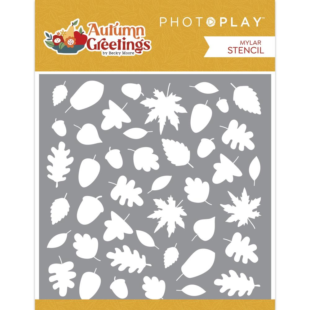 PhotoPlay Stencil  [Collection] - Autumn Greetings