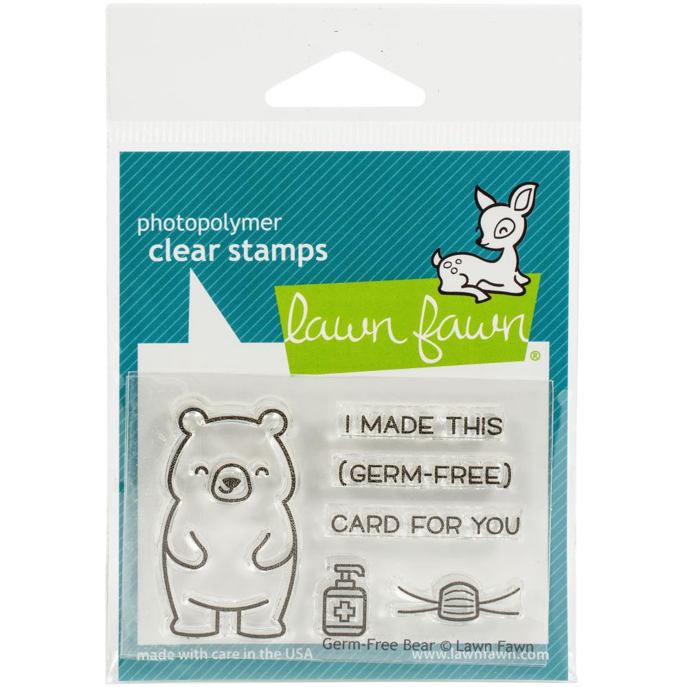 Lawn Fawn [Stamp & Die - PART] - (Clear, Photopolymer) - Germ-Free Bear