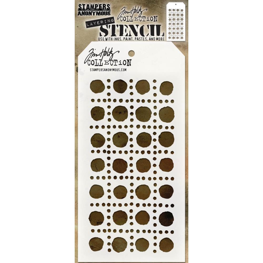 Tim Holtz Layering Stencil - Dotted Line