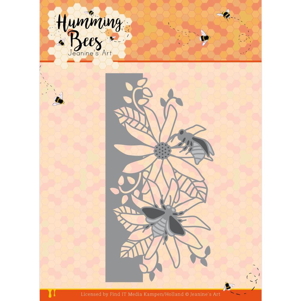 Find It [Jeanine's Art] - Humming Bees - Flower Border