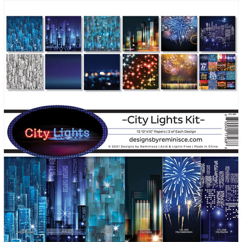 Reminisce 12x12 Collection Pack - [Collection] - City Lights Kit