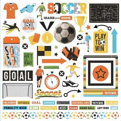 Photoplay 12x12 Stickers [Collection] - MVP Soccer