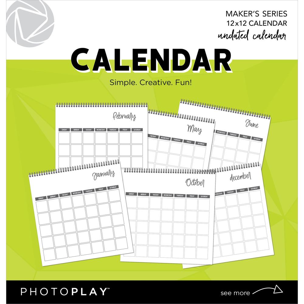 Photoplay 12x12  calendar