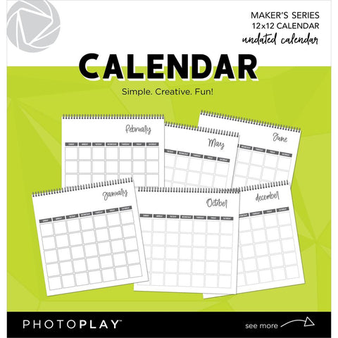 Photoplay 12x12  calendar