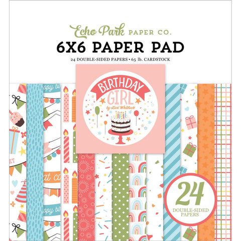 Echo Park 6x6 Paper  [Collection] - Birthday Girl