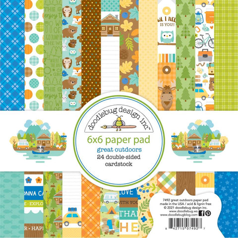 Doodlebug Design 6x6 Paper Pad - [Collection] - Great Outdoors