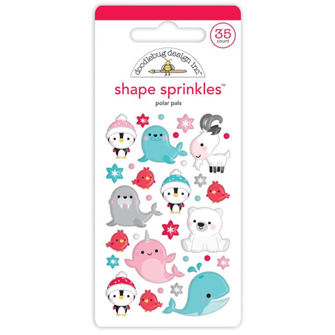 Doodlebug Design Shape Sprinkles - [Collection] - Polar Pals