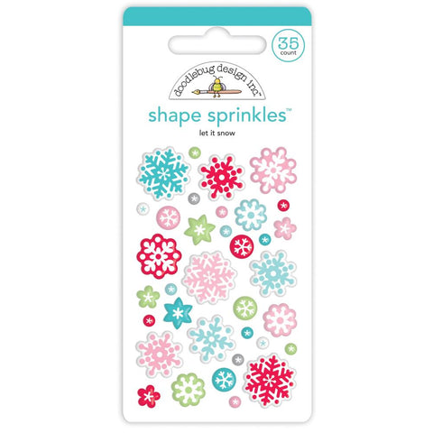 Doodlebug Design Shape Sprinkles - [Collection] - Let It Snow