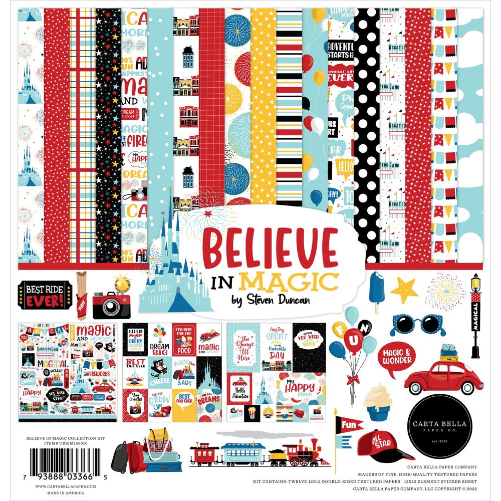 Carta Bella 12x12 Paper [Collection] - Believe in Magic