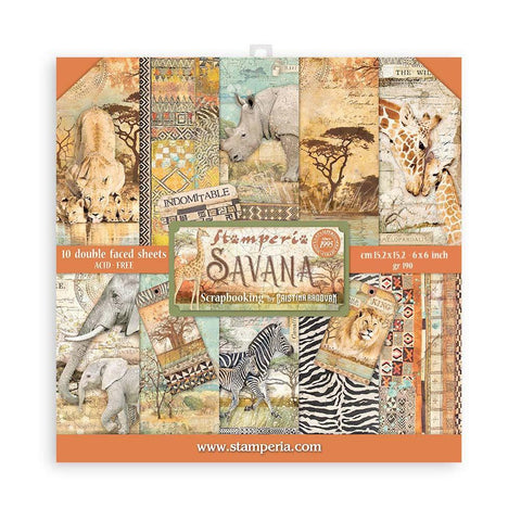Stamperia 6x6 Paper [Collection] - Savana