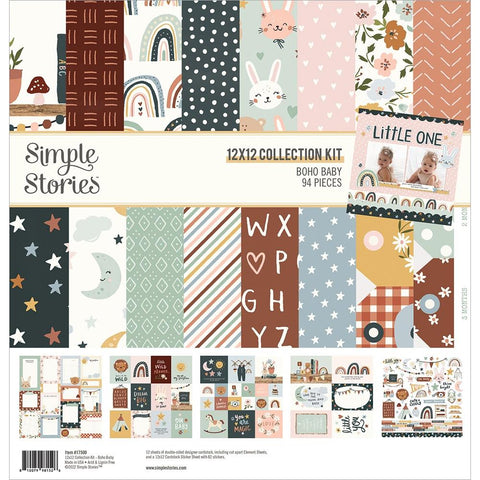 Simple Stories  12x12 Paper [Collection] - Boho Baby