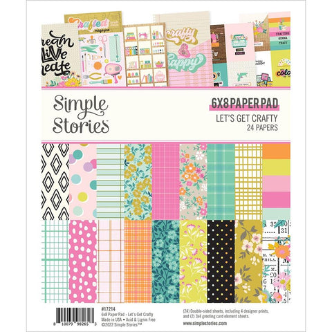 Simple Stories 6x8 Paper Pad  [Collection] - Let's Get Crafty