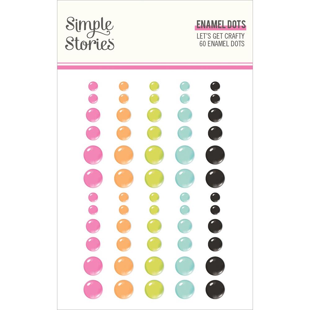 Simple Stories Enamel Dots - [Collection] - Let's Get Crafty
