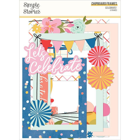 Simple Stories Layered Chipboard Frames Die-Cuts [Collection] - Celebrate!