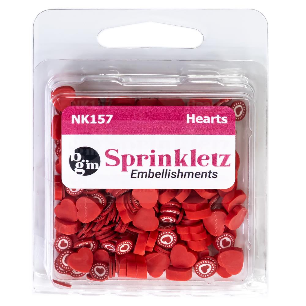 Buttons Galore & More Sprinkletz Embellishments - Hearts