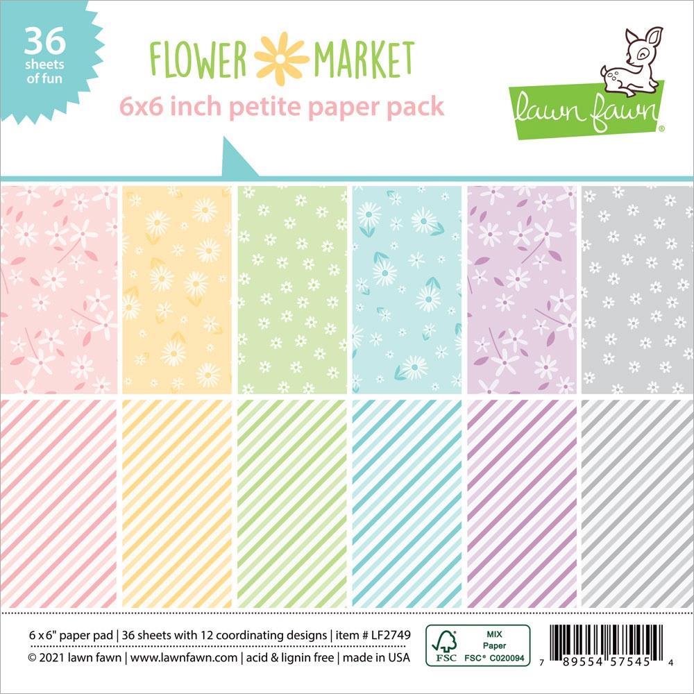 Lawn Fawn 6x6 Paper [Collection] - Flower Market