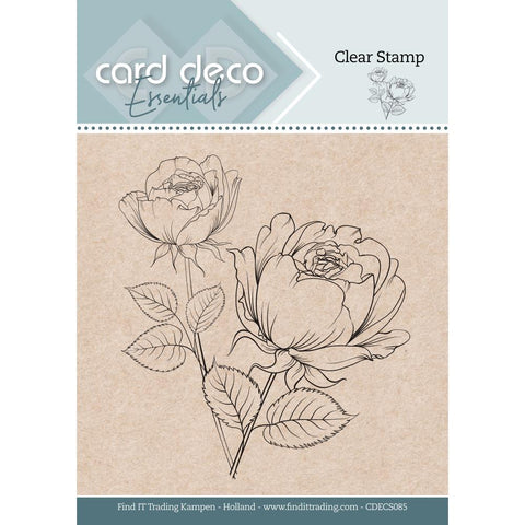 Find It Card Deco Essentials Stamps - Rose