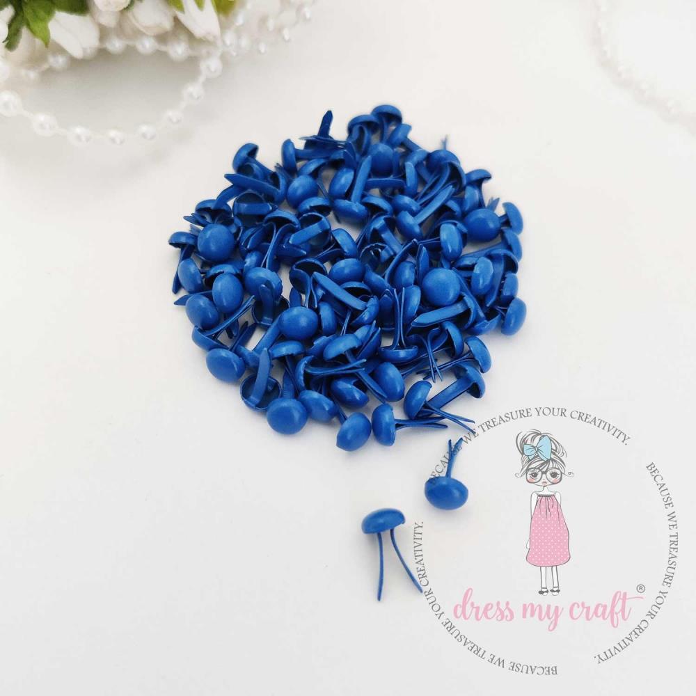 Dress My Craft 10 MM brads - Cobalt Blue