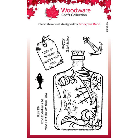 Woodware Stamps - Shipwreck Bottle