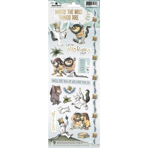 Paper House  Cardstock Stickers - Where The Wild Things Are