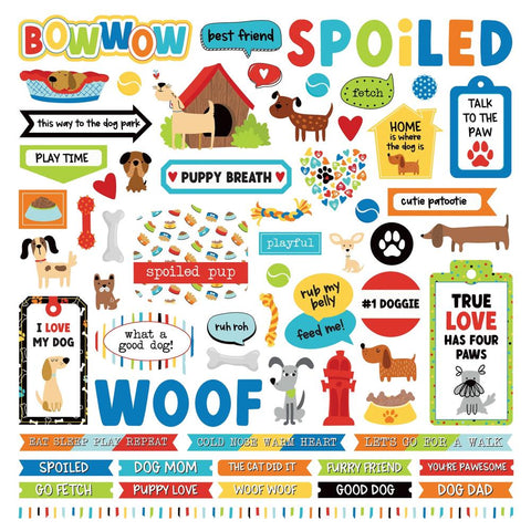 Colorplay 12x12 Stickers [Collection] - Bow Wow