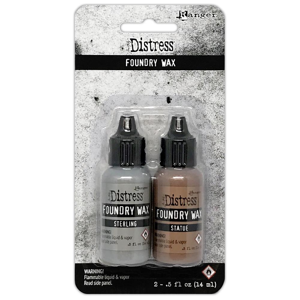 Ranger [Tim Holtz] Foundry Wax - Silver and Statue