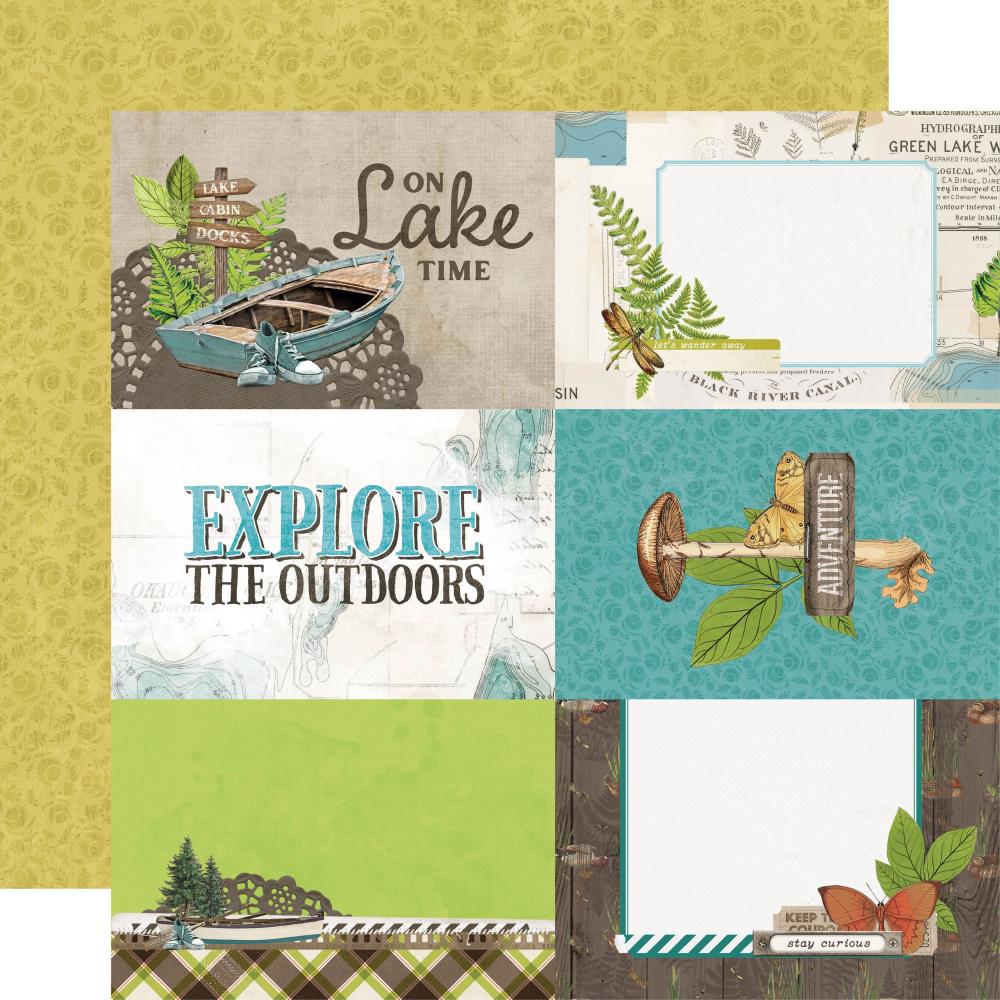 Simple Stories 12x12 [Collection ] - Simple Vintage Lakeside - 4x6 Elements