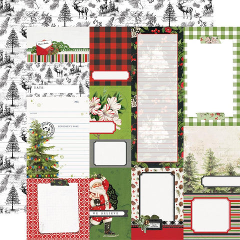 Simple Stories 12x12 [Collection ] - Simple Vintage Christmas Lodge - Journal Elements