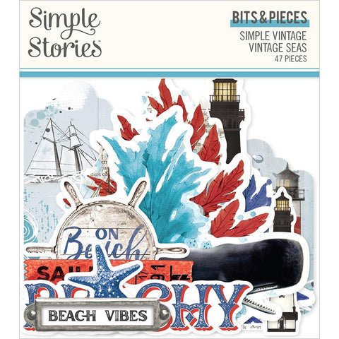 Simple Stories Bits & Pieces  [Collection] - Simple Vintage Seas