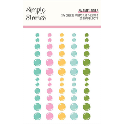 Simple Stories Enamel Dots - [Collection] - Say Cheese Fantasy At The Park