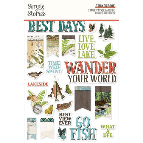 Simple Stories  Sticker Book  [Collection] - Simple Vintage Lakeside