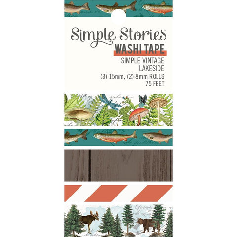 Simple Stories Carpe Diem Washi Tape [Collection] - Simple Vintage Lakeside
