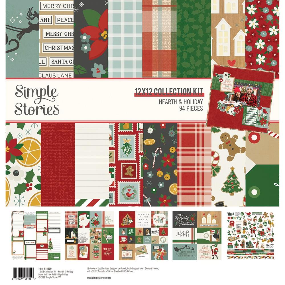 Simple Stories  12x12 Paper [Collection] - Hearth & Holiday