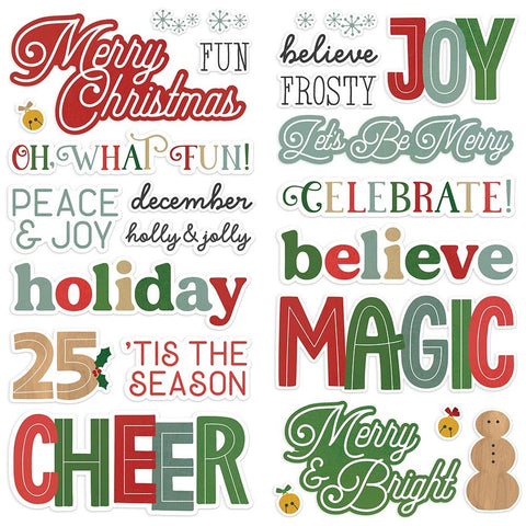 Simple Stories Foam Stickers [Collections] - Hearth & Holidays