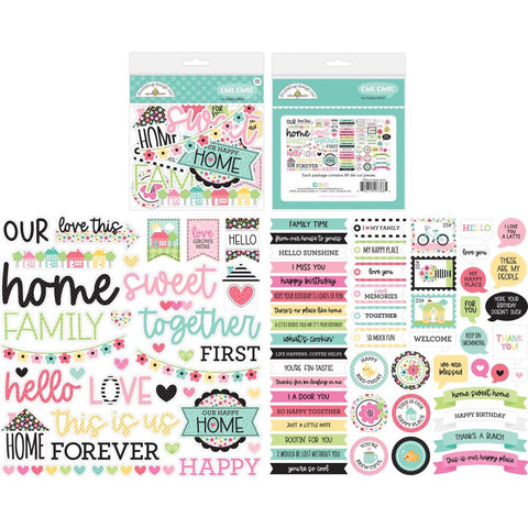Doodlebug Design Die Cuts - Chit Chat My Happy Place