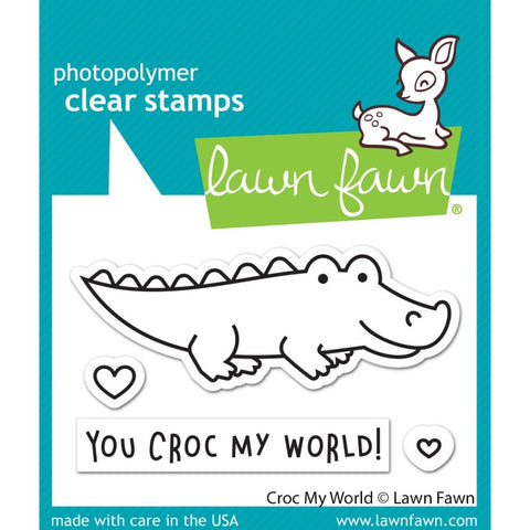 Lawn Fawn Stamp [Stamp & Die - PART] - Croc My World