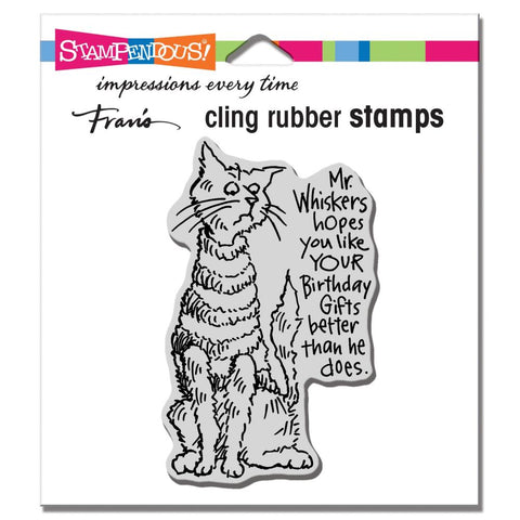 Stampendous Stamp - Whiskers Gift