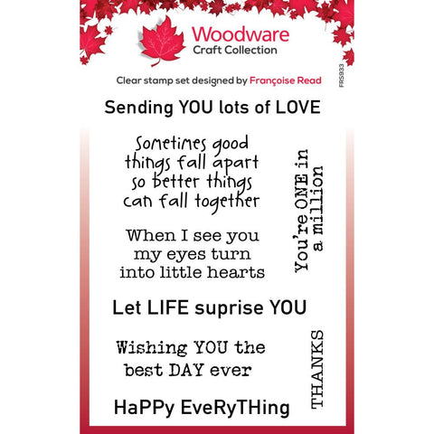 Woodware Stamps - Happy Everything