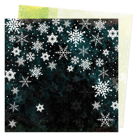 American Crafts [Vicki Boutin] 12x12 Papers - Evergreen & Holly - First Snow