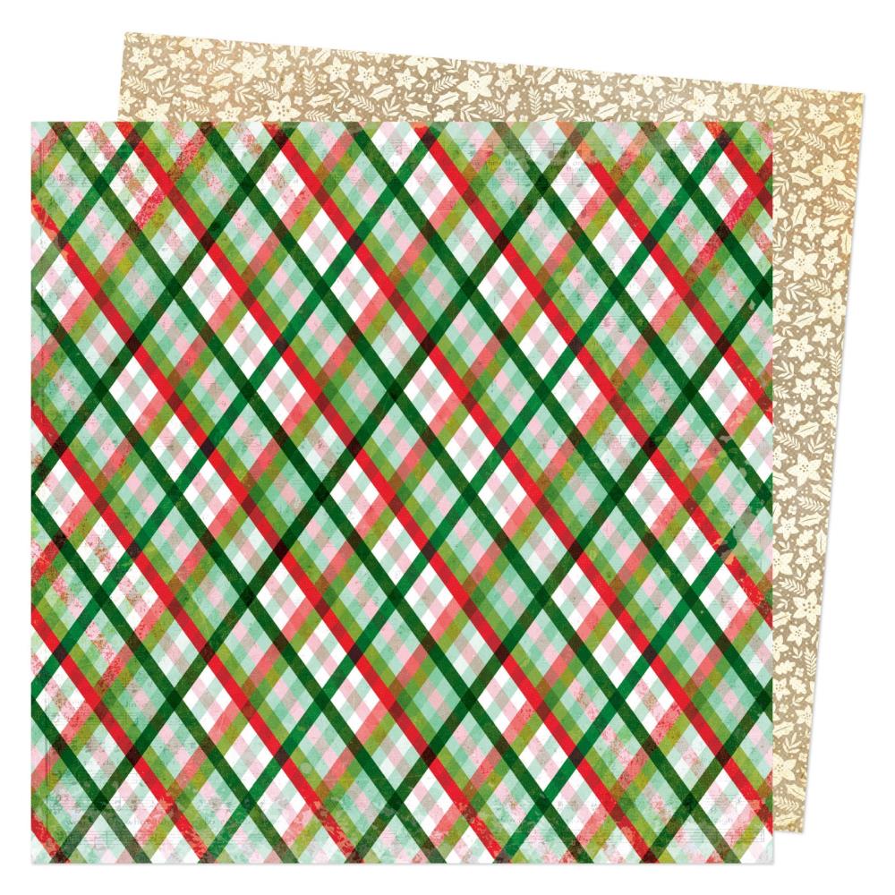 American Crafts [Vicki Boutin] 12x12 Papers - Evergreen & Holly - Gifts Of Joy