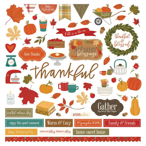 Photo Play 12x12 Stickers [Collection] - Thankful