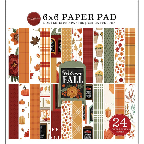 Carta Bella 6x6 Paper Pad  [Collection] - Welcome Fall